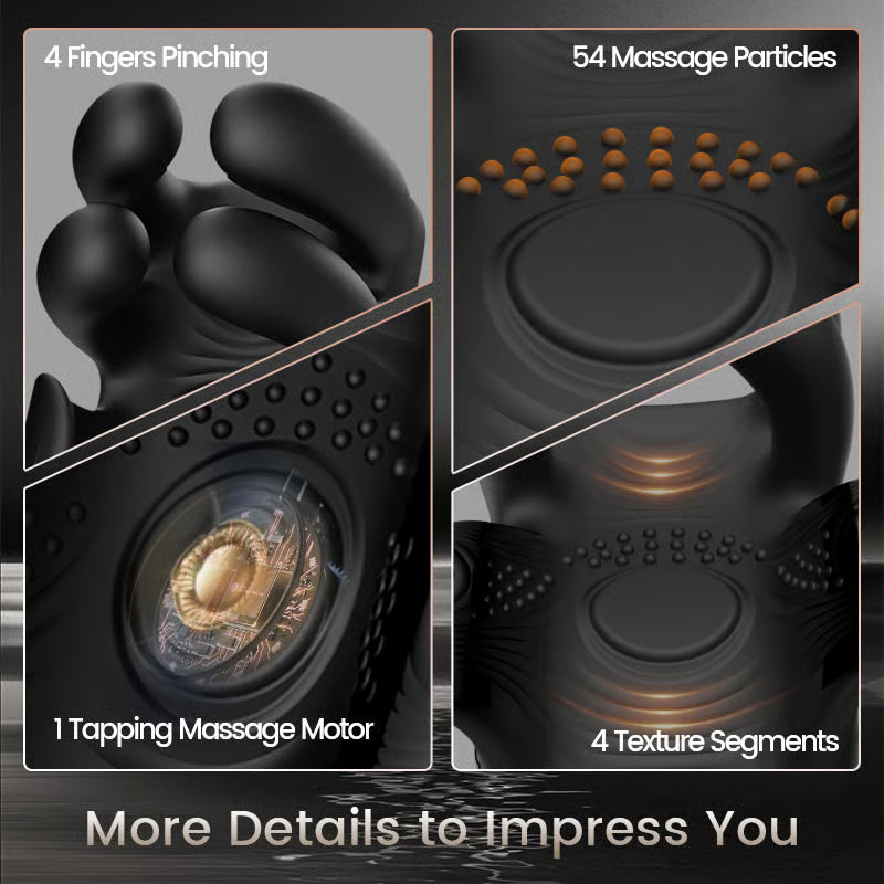 PulseGrip Glans Vibrator – Penis Training & Tapping Masturbator for Men