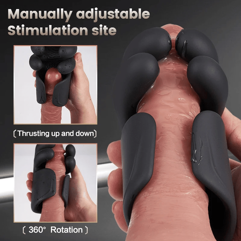 PulseGrip Glans Vibrator – Penis Training & Tapping Masturbator for Men