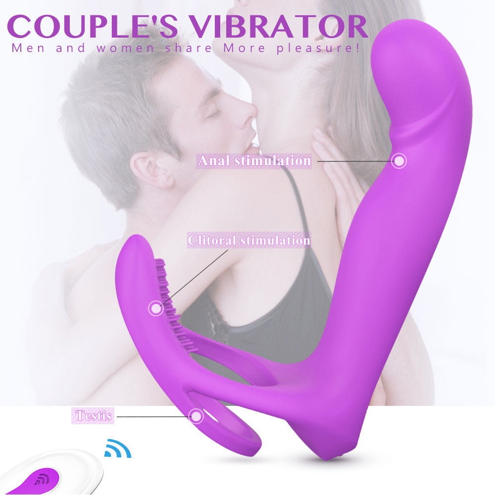 Couples Long Lasting Erection Penis Vibrator And Vagina Clitoris Stimulator - Lusty Age