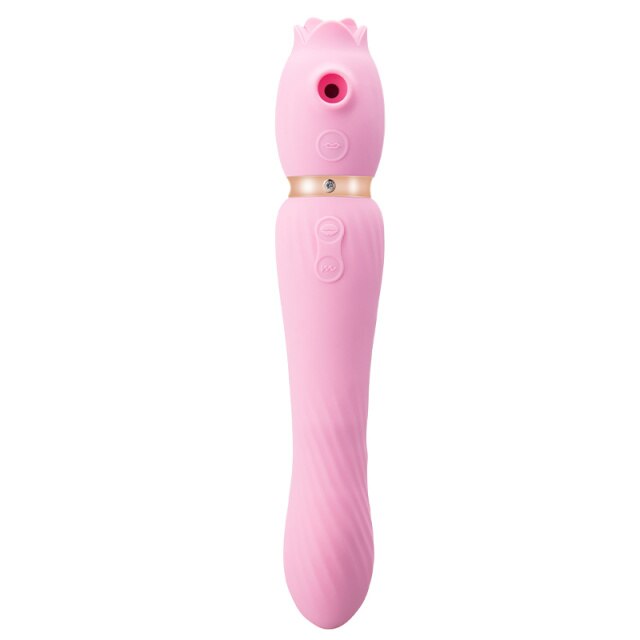 Clitoral Sucking Vibrator Tongue licking Wand Vibrator - Lusty Age